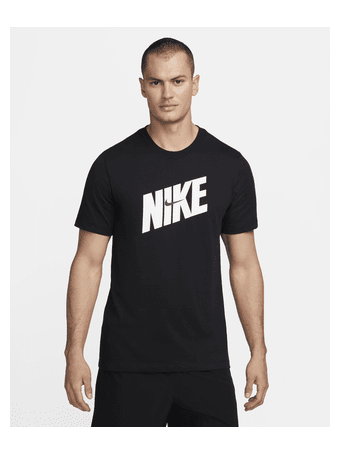 NIKE - Men's Dri-FIT Fitness T-Shirt BLACK