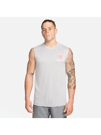 NIKE - Men's Dri-Fit Sleeveless Fitness T-Shirt LT SMOKE GREY