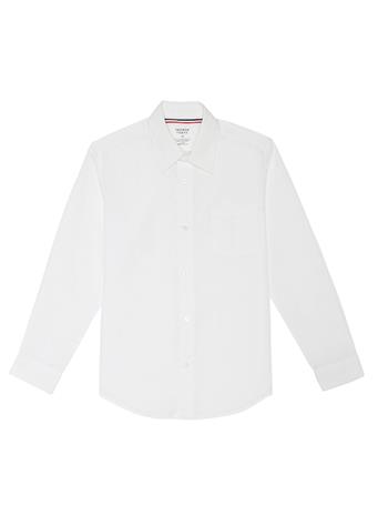 FRENCH TOAST - Long Sleeve Classic Poplin Dress Shirt WHITE