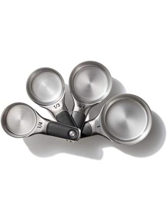 OXO - Good Grips 4 Piece Stainless Steel Measuring Cups with Magnetic Snaps No Color