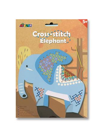 Cross Stitch Elephant Craft Set NO COLOR