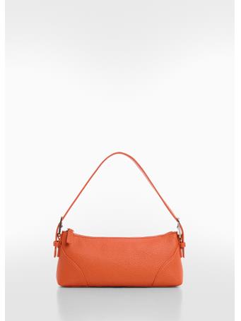 MANGO - Shoulder Bag With Buckle BRIGHT ORANGE