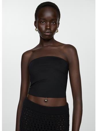 MANGO - Bandeau Top BLACK
