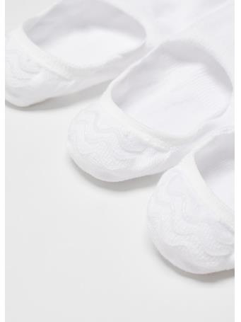 MANGO - Socks WHITE