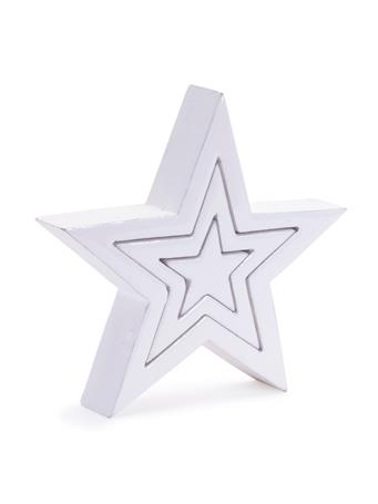 MELROSE INTERNATIONAL - Puzzle Star WHITE