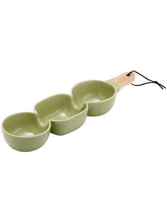 LADELLE - Elements 3 Part White Serve Stick - Sage SAGE