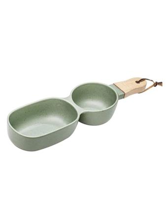 LADELLE - Elements 2 Part White Serve Stick SAGE