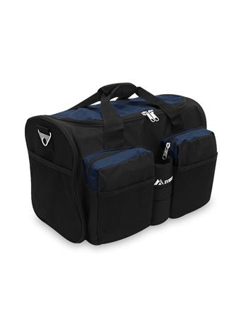 EVEREST - Gym Bag And Wet Pocket BLACK/NAVY