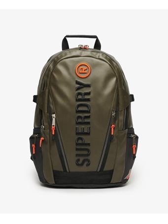 SUPERDRY - Tarp Embroidered Rucksack SURPLUS GOODS OLIVE GREEN