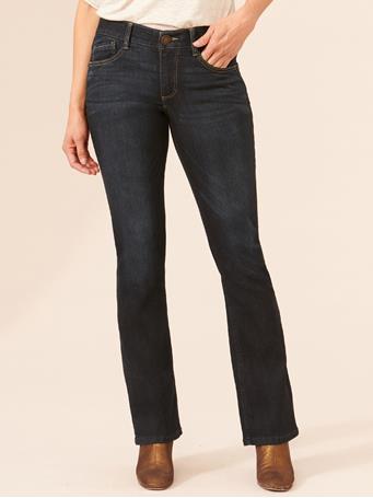 DEMOCRACY - "Ab"solution Itty Bitty Bootcut Indigo Jean INDIGO