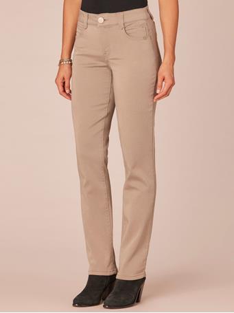 DEMOCRACY - "Ab"solution Straight Leg Colored Jeans MOONROCK