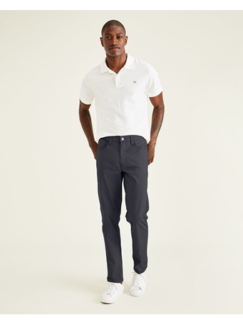 DOCKERS - Jean Cut Pants, Straight Fit STEEHEAD
