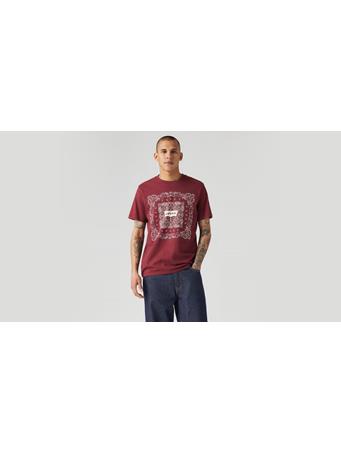 LEVI'S - Men's Classic Graphic T-Shirt BURGUNDY