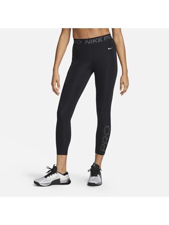 NIKE - Women's Mid-Rise 7/8 Graphic Leggings BLACK/ANTHRACITE