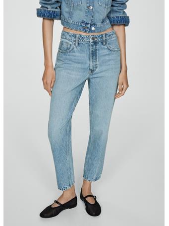 MANGO - Mom2000 High-Rise Jeans MEDIUM BLUE