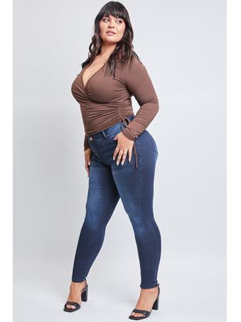 YMI JEANSWEAR - Plus Size Hyper Denim Super Stretchy Skinny Jean D08