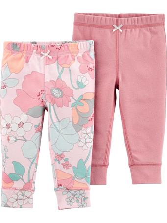 CARTER'S - 2 Pack Pull-On Comfy Pants MULTI
