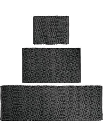 MDESIGN - 3 Piece Spa Rug Set CHARCOAL