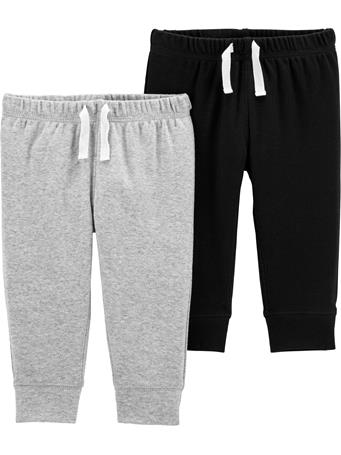 CARTER'S - 2 Pack Pull-On Comfy Pants MULTI