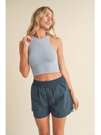 KIMBERLY C - Smock Tank BLUE