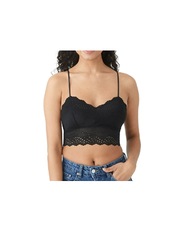 B'TEMPTED - Inspired Eyelet Bralette NIGHT