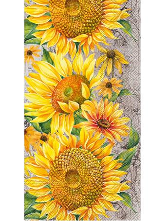BOSTON INTERNATIONAL - Le Tournesol Light Brown Guest Towel YELLOW
