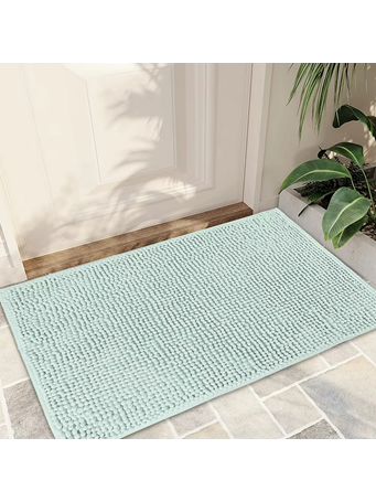 Bath Mat Short Chenille Pile SAGE