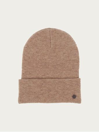 V. FRAAS - Sustainability Edition Single-Colored Knitted Hat CAMEL