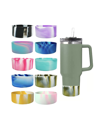 SILICONE COASTER FOR 40OZ TUMBLER CUP ASSORTED
