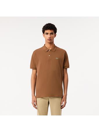LACOSTE - Original L.12.12 Petit Pique Cotton Polo Shirt EXPRESSO BROWN
