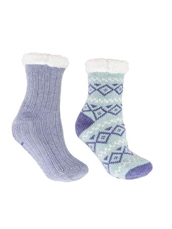 MINXNY - 2 Pairs Velvet Rose Socks, Shea Butter and Rose Infused SAGE