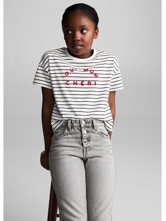 MANGO - Mom-fit Jeans DARK GREY