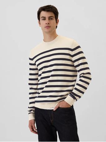 GAP - Crewneck Sweater BIRCH 13-0905 TCX