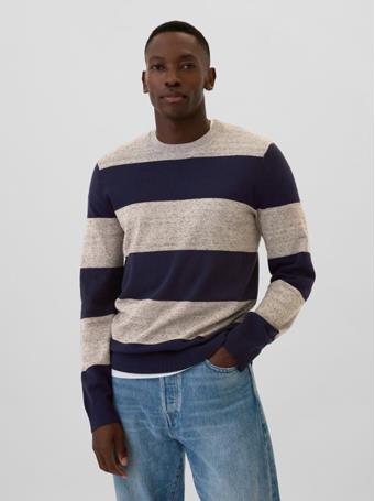 GAP - Crewneck Sweater NAVY STRIPE
