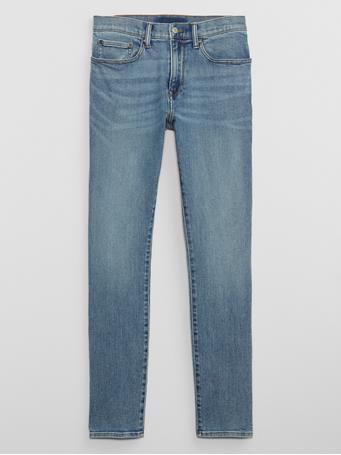 GAP - V-Skinny Soft Cotton Jeans MEDIUM WASH