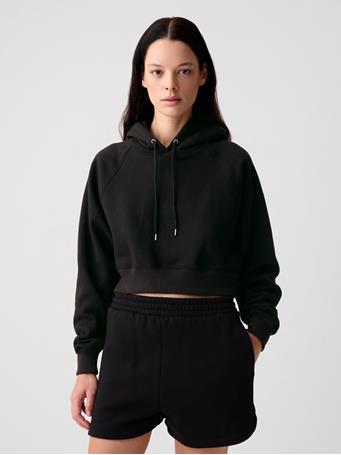 GAP - Vintage Soft Cropped Hoodie TRUE BLACK