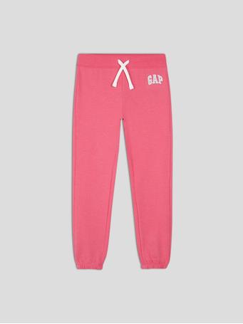 GAP - Kids Logo Fleece Pants PINK JUBILEE NYLON ON