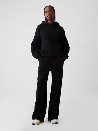 GAP - Vintage Soft Wide-Leg Sweatpants BLACK