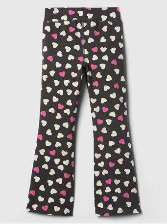 GAP - Kids Stretch Jersey Flare Leggings TRUE BLACK V2
