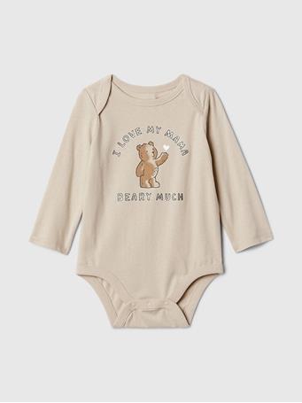 GAP - Baby First Favorites Organic Cotton Bodysuit BEDROCK 291