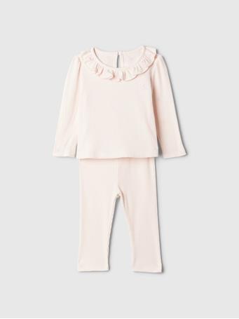 GAP - Baby Rib Outfit Set BARELY PINK