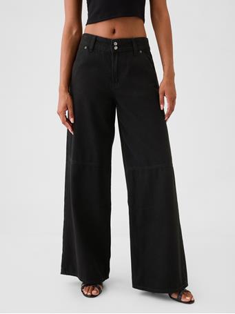 GAP - Mid Rise UltraSoft Baggy Jeans BLACK 9
