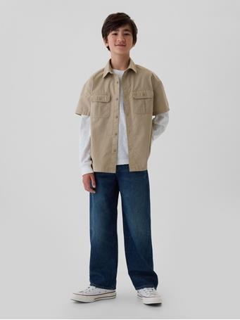 GAP - Kids Baggy Jeans MEDIUM WASH
