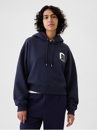 GAP - Vintage Soft Cropped Hoodie NAVY UNIFORM