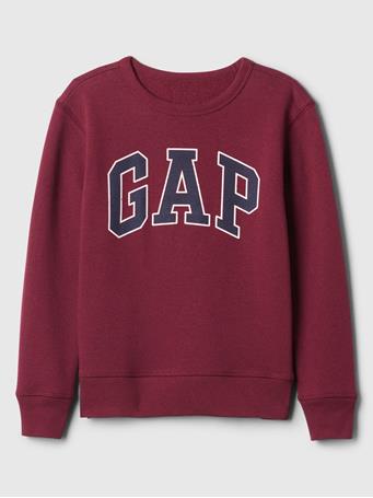 GAP - Relaxed Gap Logo Sweatshirt RED DELICIOUS