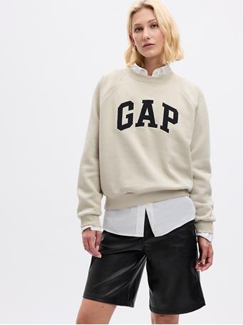 GAP - Vintage Soft Arch Logo Sweatshirt MOONSTONE LOGO