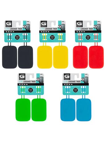 GFORCE - Embossed Silicone ID Tag ASSORTED