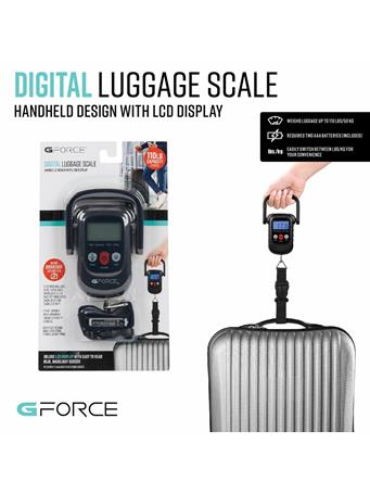 G FORCE - Digital Luggage Scale ASSORTED