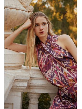 HOSS INTROPIA - Candle Ikat Printed Top MULTI COL