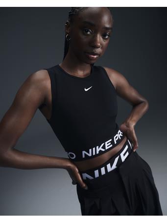 NIKE - Pro Women's Dri-FIT Cropped Tank Top BLACK